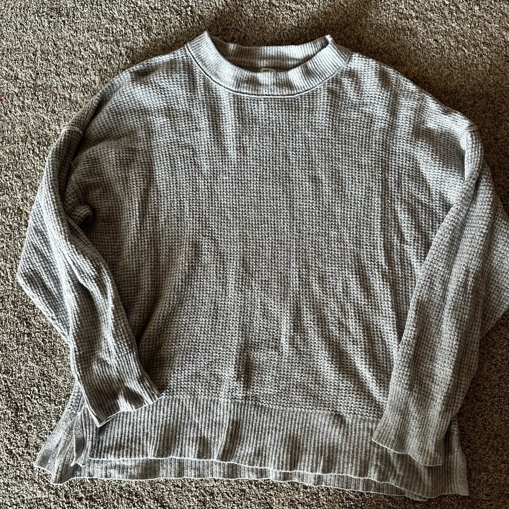 Aerie Oversized Gray Sweater